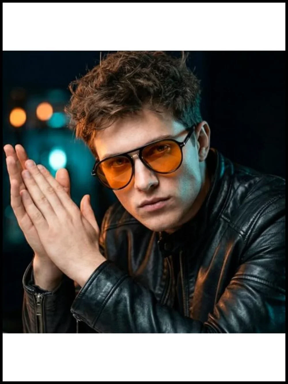 Classic Retro Double Bridge Aviator Sunglasses UV Protection Plastic Frame